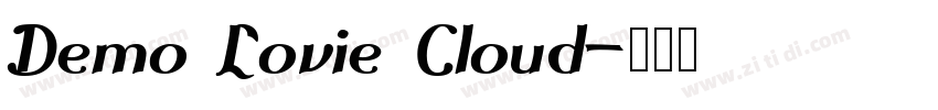 Demo Lovie Cloud字体转换